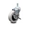 Service Caster 3 Inch Thermoplastic Rubber Wheel 1/2 Inch Threaded Stem Caster with Brake SCC SCC-TS05S310-TPRS-SLB-121315 - alternate 3